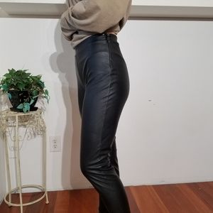 Halogen skinny pleather pants